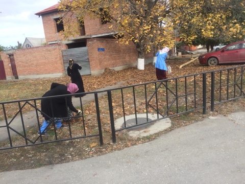 Наш коллектив на субботнике